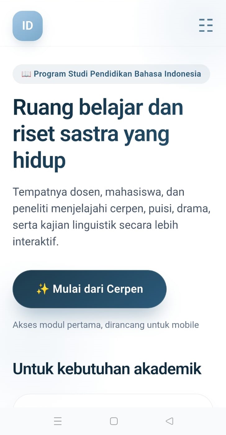 Learning Platform Screenshot